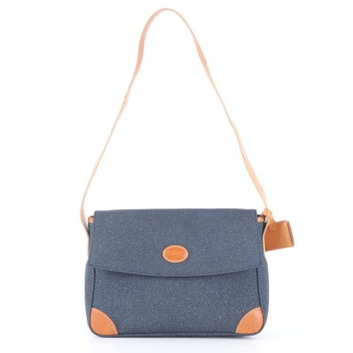 ■美品 ロンシャン ショルダーバッグ レザー×ナイロン