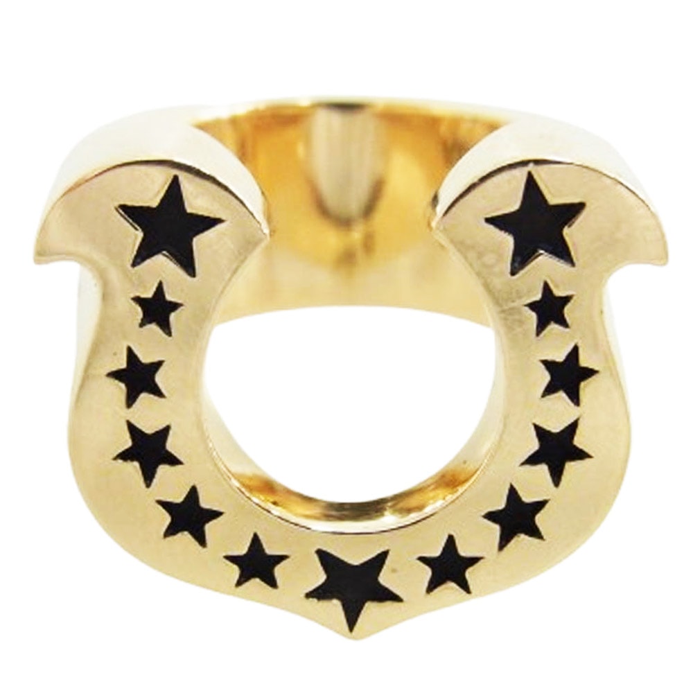 TENDERLOIN テンダーロイン リング 【新品仕上げ済】T-H.S RING 8K ゴールド ホース シュー リング ゴールド系 10号【美品】【中古】