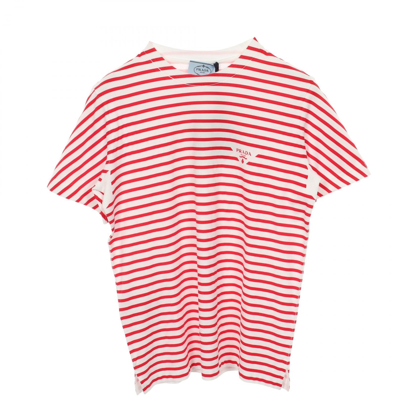 PRADA プラダ 3549B_15D3 ロゴプリント Tシャツ - メルカリ プラダ 