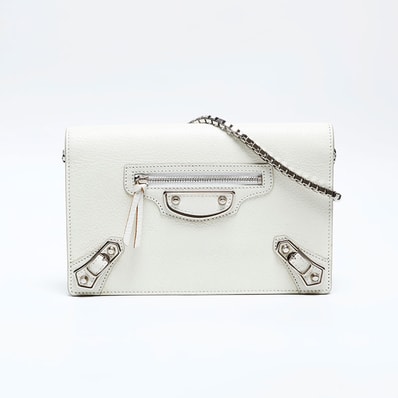 バレンシアガ BALENCIAGA ウォレット チェーン シティ ショルダーバッグ【中古】