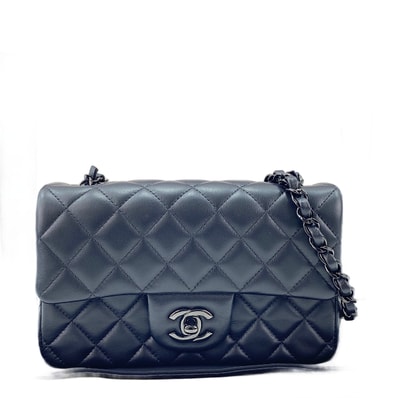 シャネル CHANEL ラムスキン ミニマトラッセ ショルダーバッグ【中古】
