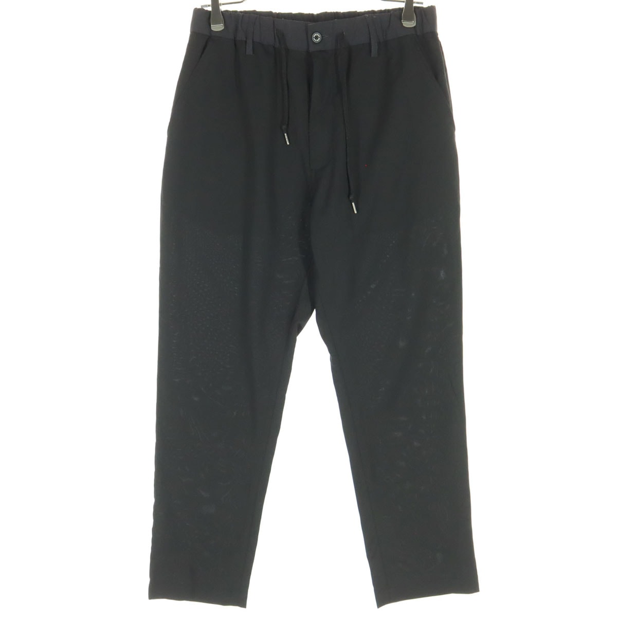 美品 BEAMS HEART ビームスハート テーパード イージーパンツ M ブラック