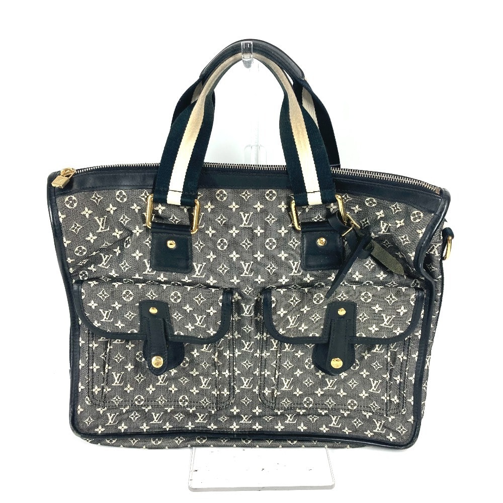 ルイヴィトン LOUIS VUITTON サックマリーケイト M42341 モノグラムミニ ハンドバッグ カバン ビジネスバッグ  トートバッグ モノグラムミニキャンバス ネイビー