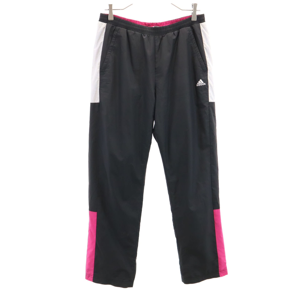 adidas アディダス ウインドパンツ L ブラック 裏トリコット
