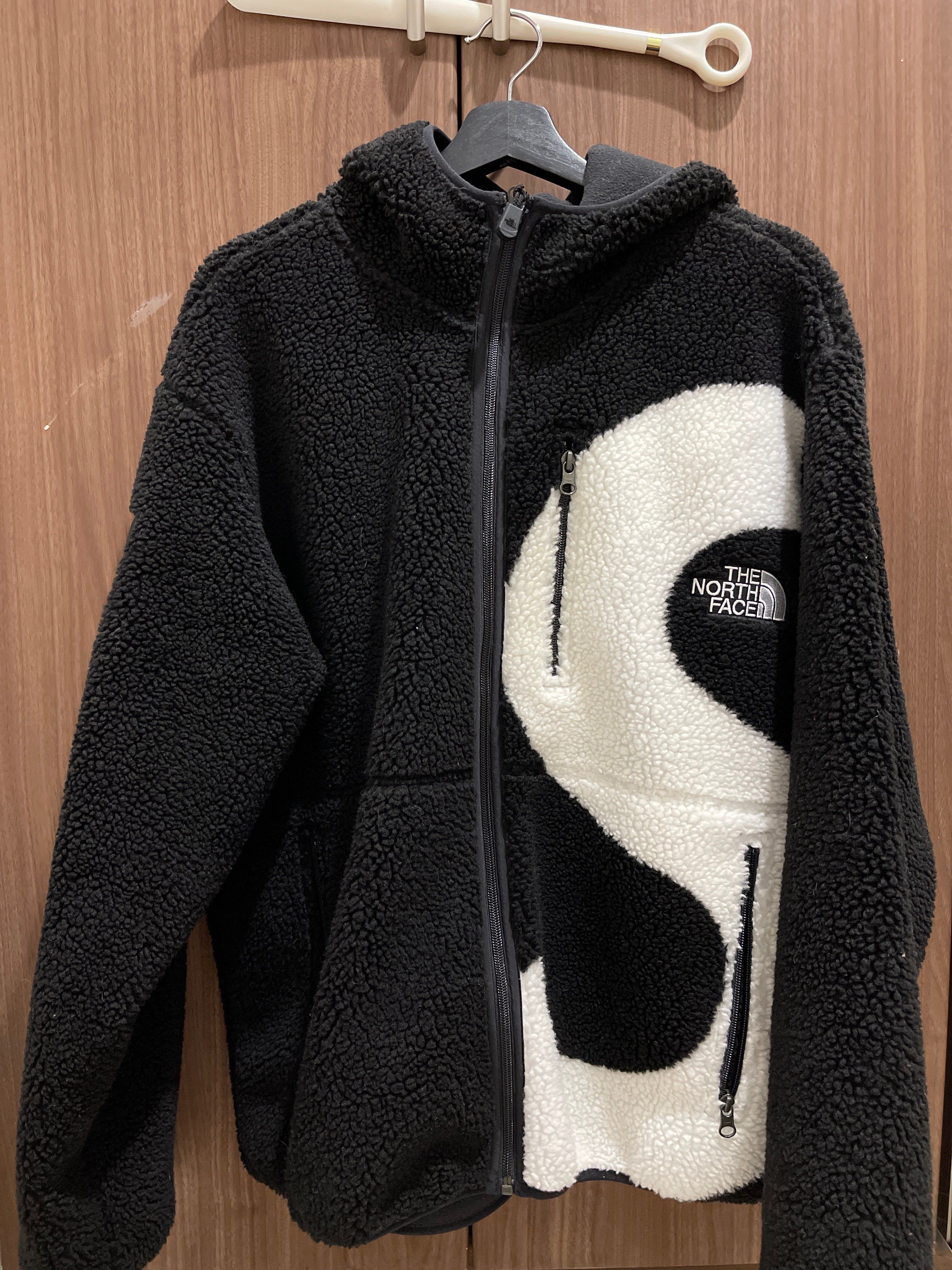 Supreme x The North Face S Logo Hooded Fleece Jacket "Black"