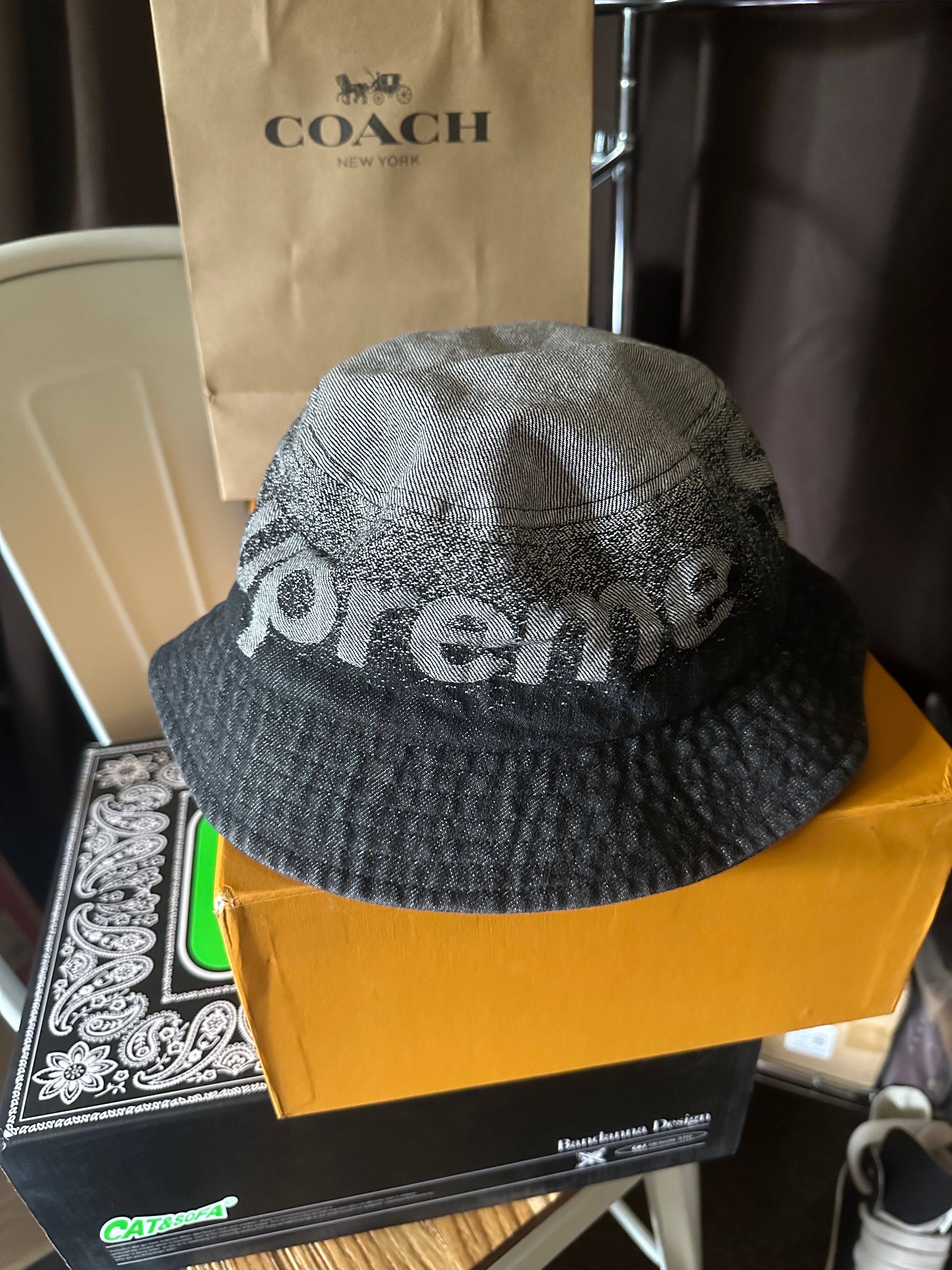 Supreme Fade Jacquard Denim Crusher "Black"