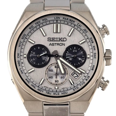 【新品】セイコー アストロン 電波時計 8B92-0BE0/SBXY095 TI ソーラークォーツ