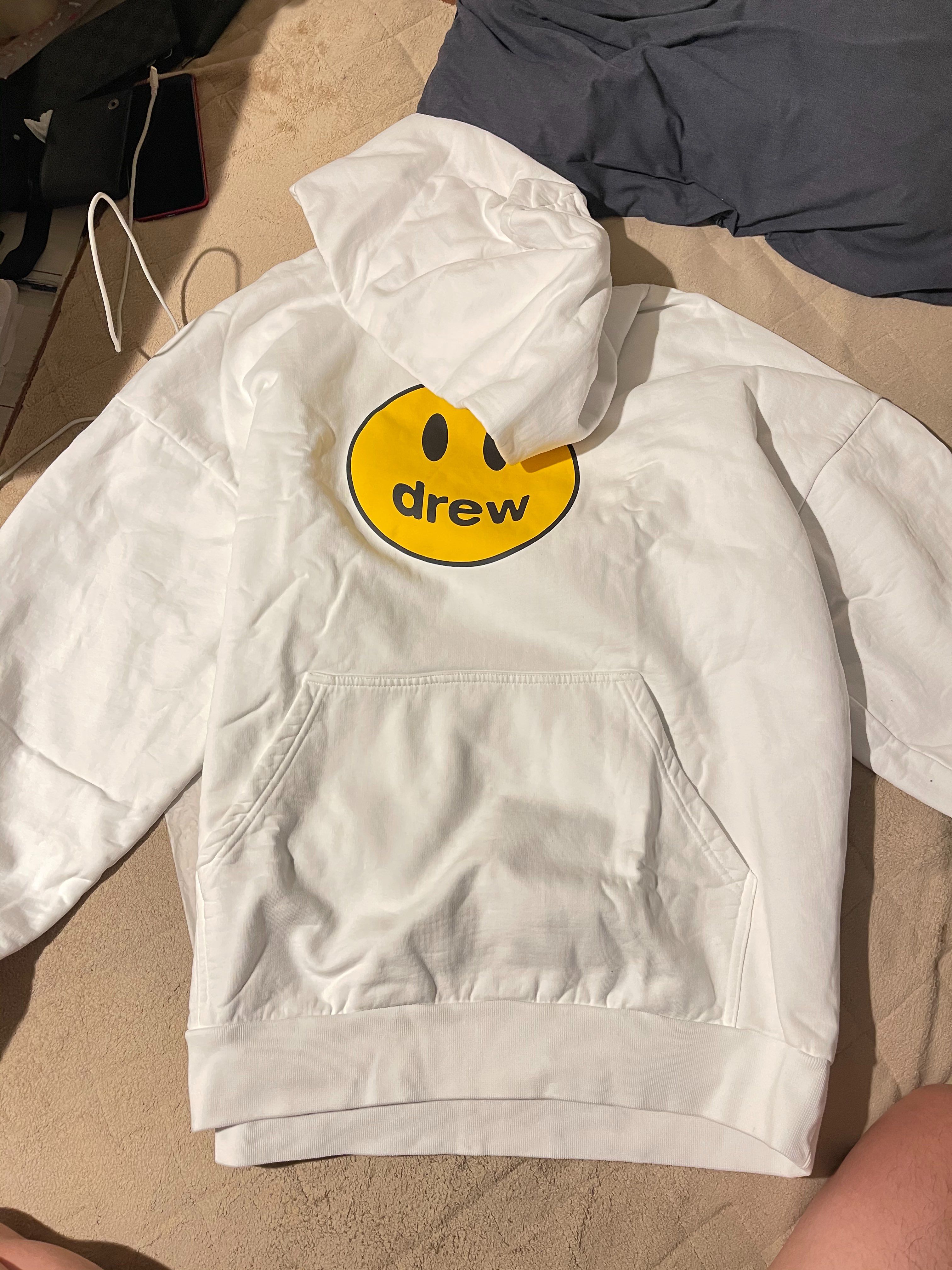 drew house mascot deconstructed hoodie "Off White"