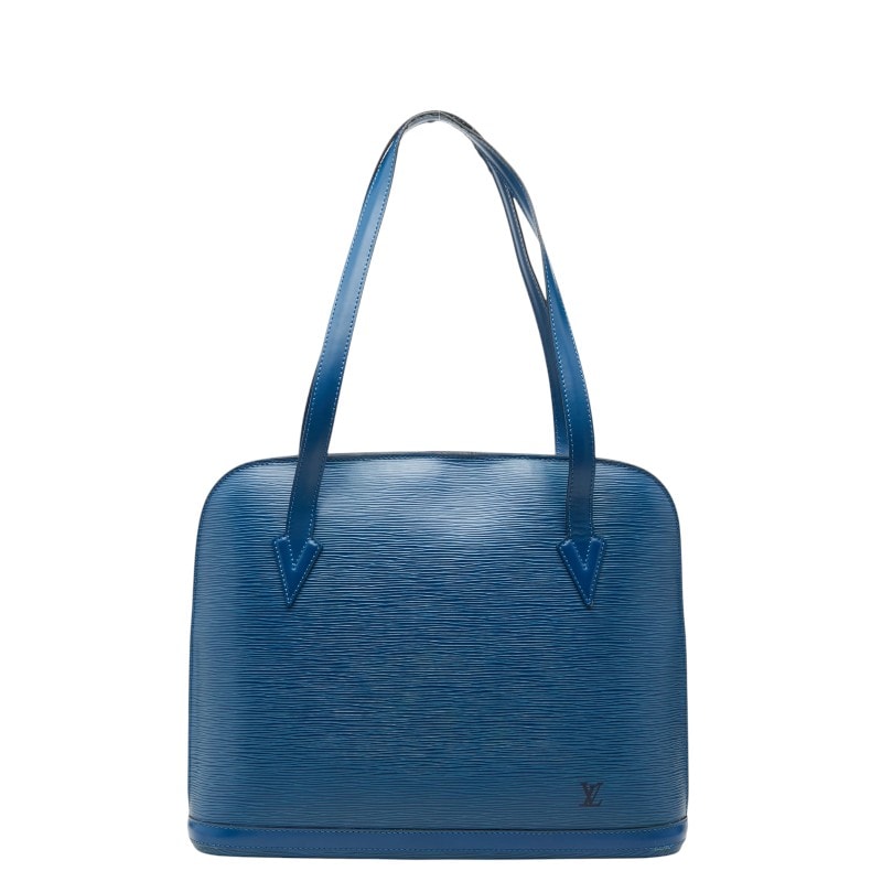 ルイ ヴィトン エピ リュサック トートバッグ ショルダーバッグ M52285 トレドブルー レザー レディース LOUIS VUITTON 【中古】