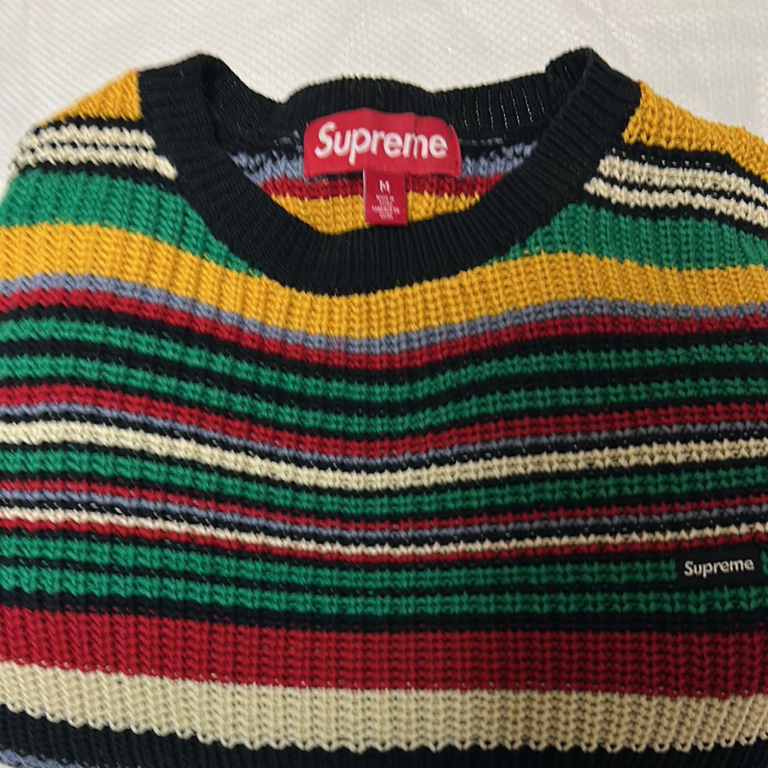Supreme Small Box Ribbed Sweater "Multi"
