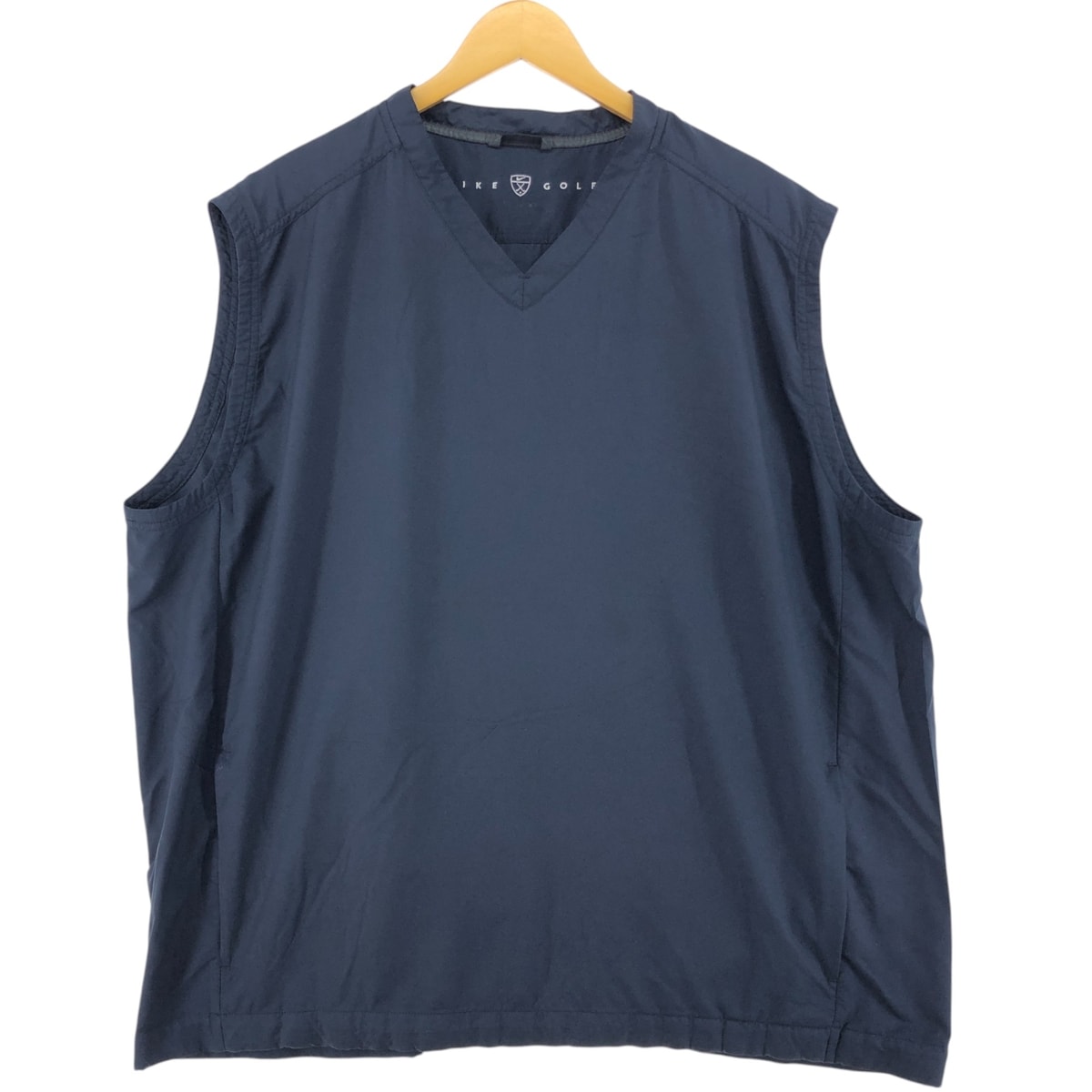 古着 00年代 ナイキ NIKE GOLF ゴルフ Vネック ウォームアップベスト メンズXXL相当/eaa526221