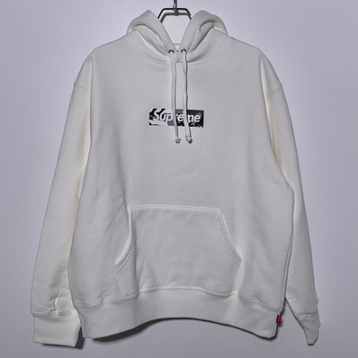 Supreme Miami Box Logo Hooded Sweatshirt "White"
