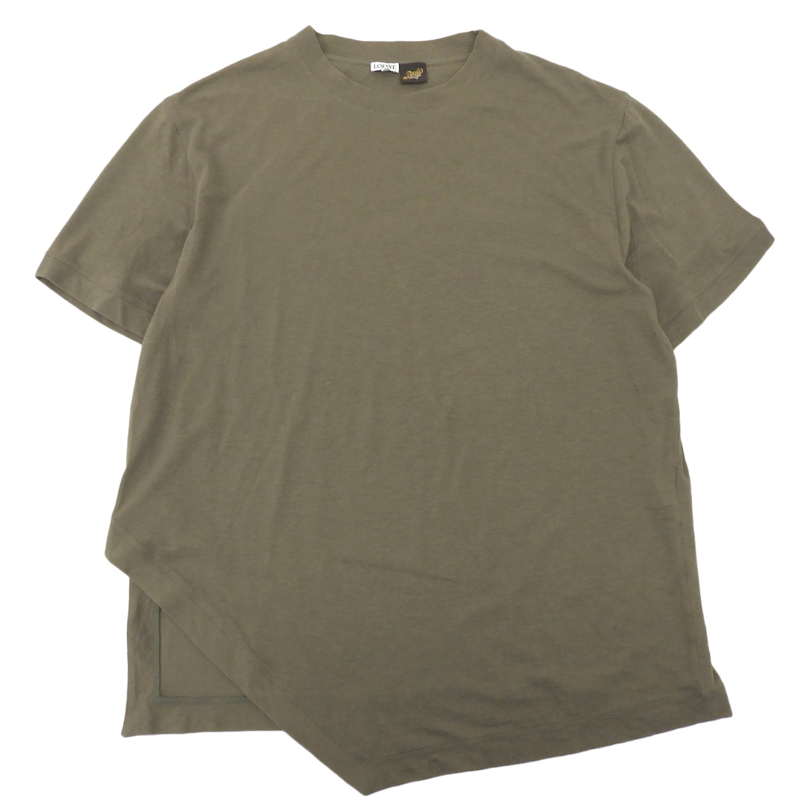 美品 ロエベ×パウラズイビザ 半袖Tシャツ カーキ メンズ XXL H616Y22X56