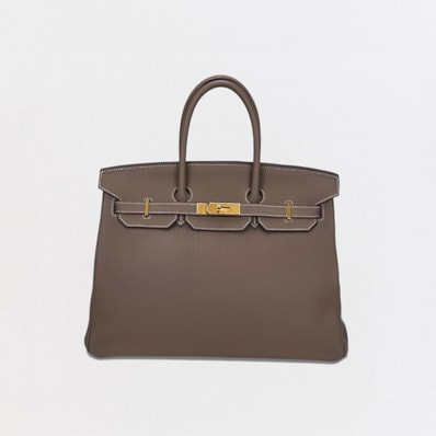 エルメス HERMES バーキン35 バーキン 35 バッグ トートバッグ トゴ エトゥープ Etoupe グレー Gray ゴールド金具 ハンドバッグ