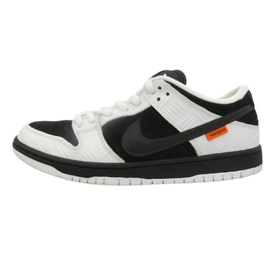 NIKE ナイキ FD2629-100 × TIGHTBOOTH SB Dunk Low Pro QS Black and White タイトブース SB ダンク ロー プロ QS ブラック アンド ホワイト ローカットスニーカー【中古】