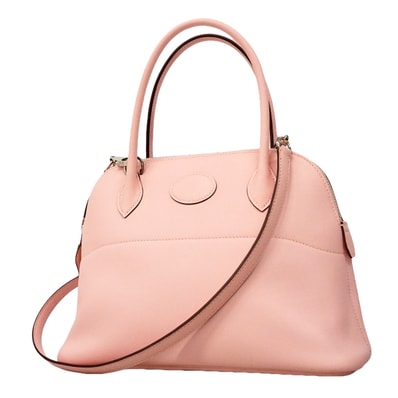 ★SALE【6hd4248】エルメス ハンドバッグ ボリード27 スイフト ローズサクラ シルバー金具 X刻印 2wayバッグ【中古】レディース