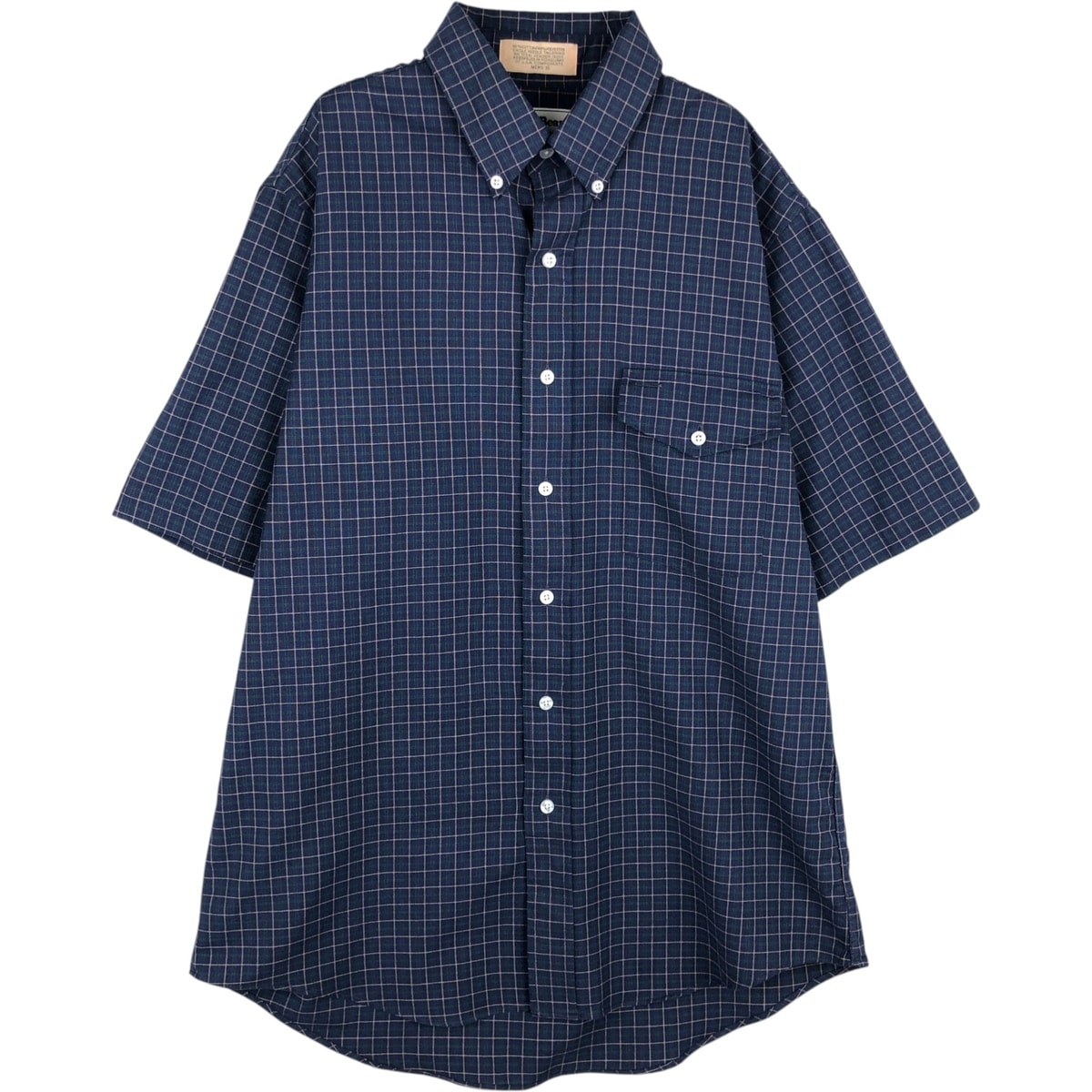 古着 80~90年代 エルエルビーン L.L.Bean 半袖 ボタンダウン チェックシャツ メンズL相当 ヴィンテージ/eaa625539