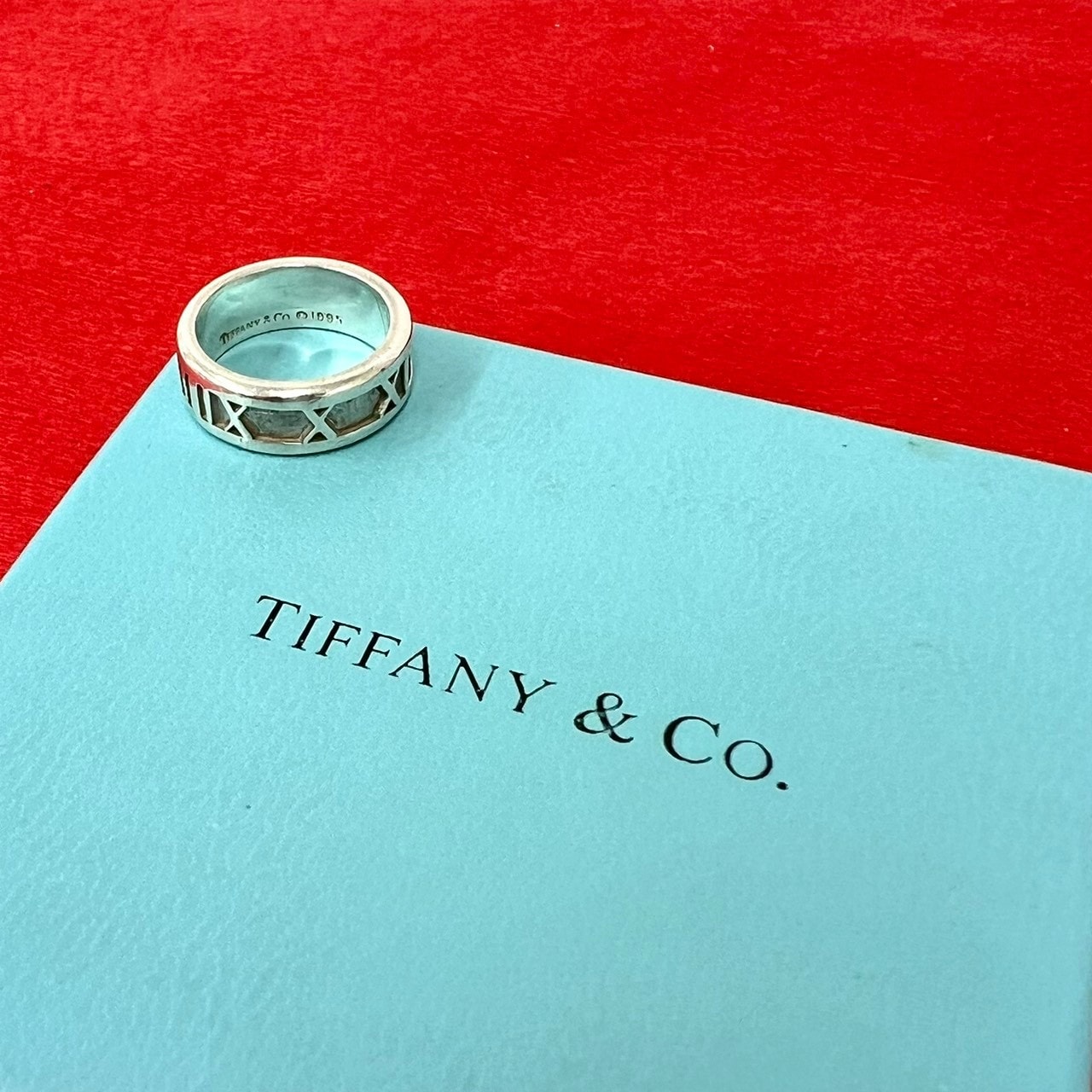 TIFFANY&Co. ティファニー アトラス リング シルバー925 リング・指輪 8号 シルバー
 78300