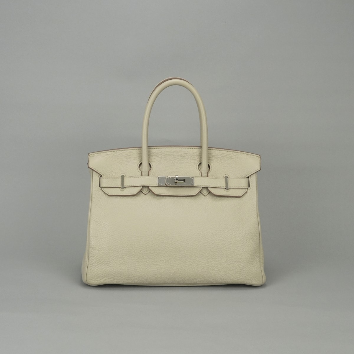 エルメス HERMES バーキン30 バーキン 30 バッグ トートバッグ トリヨンクレマンス ナタ Nata アイボリー ivory 白 シルバー金具 ハンドバッグ