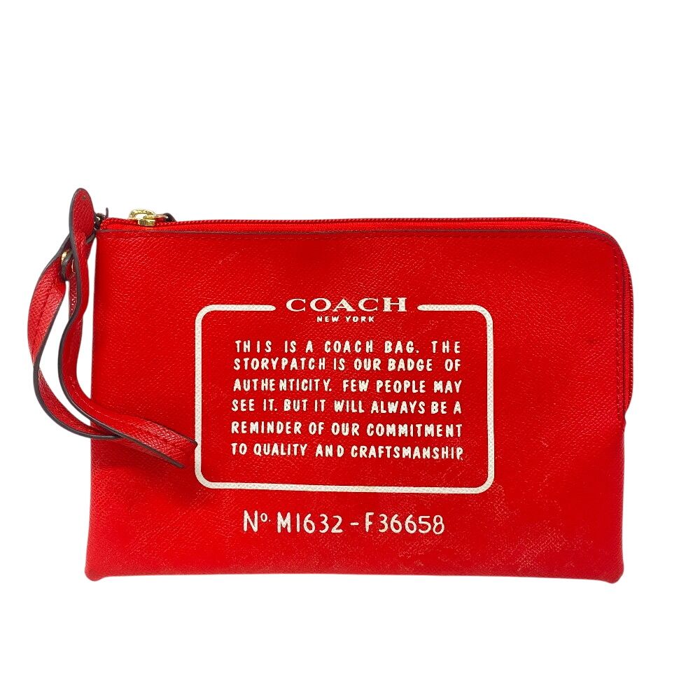 コーチ COACH ポーチ 付属ポーチ F36658 レッド