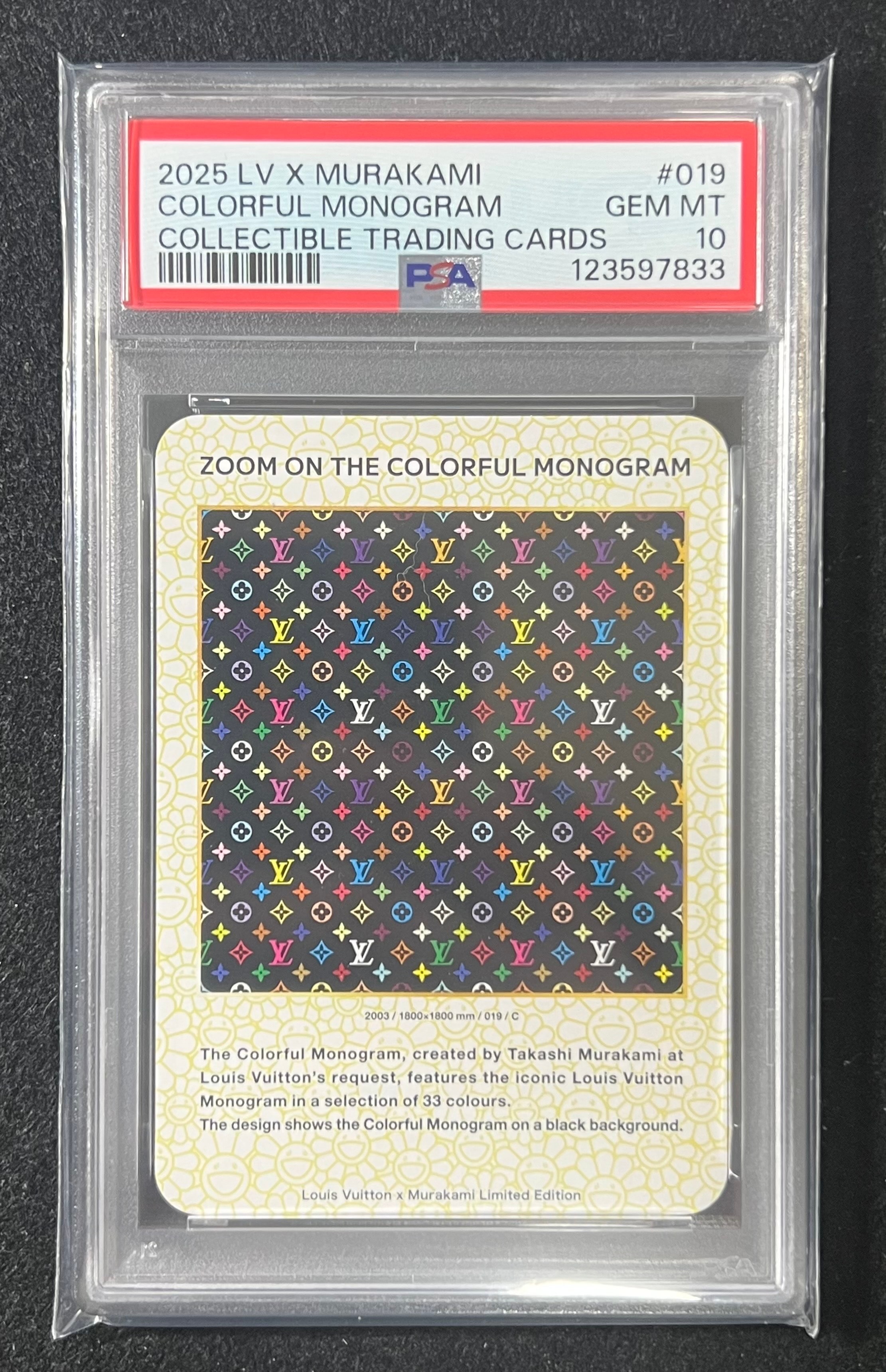 PSA10カラフルモノグラムC[2003 / 019](ルイヴィトン x 村上隆 PSA10カラフルモノグラムC[2003 / 019](ルイヴィトン x 村上隆 1