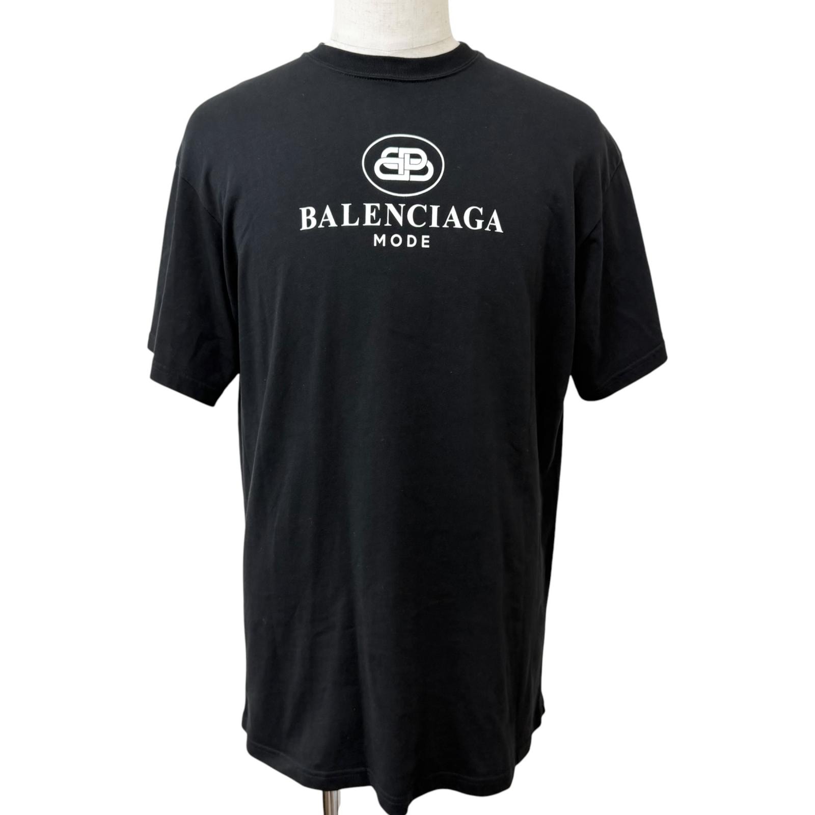 極美品 バレンシアガ 半袖Tシャツ ブラック メンズ XS 570803