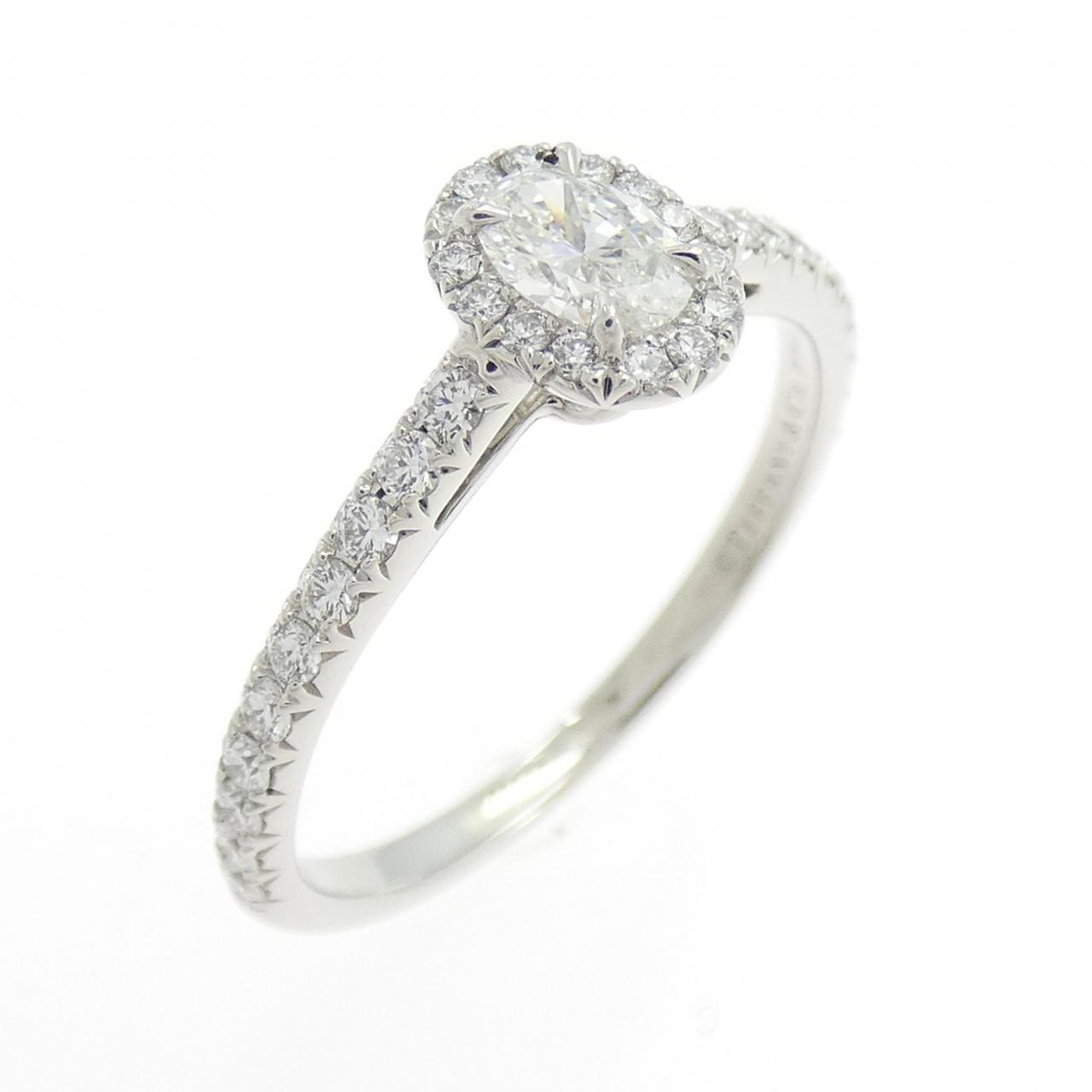ティファニー ソレスト オーバル リング 0.18CT