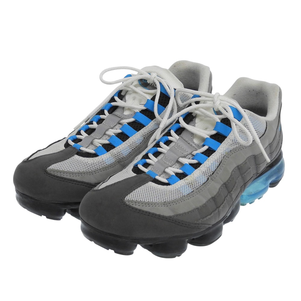 ナイキ AIR VAPORMAX 95 シューズ メンズ グレー×ブルー 28cm AJ7292-002 10(US)