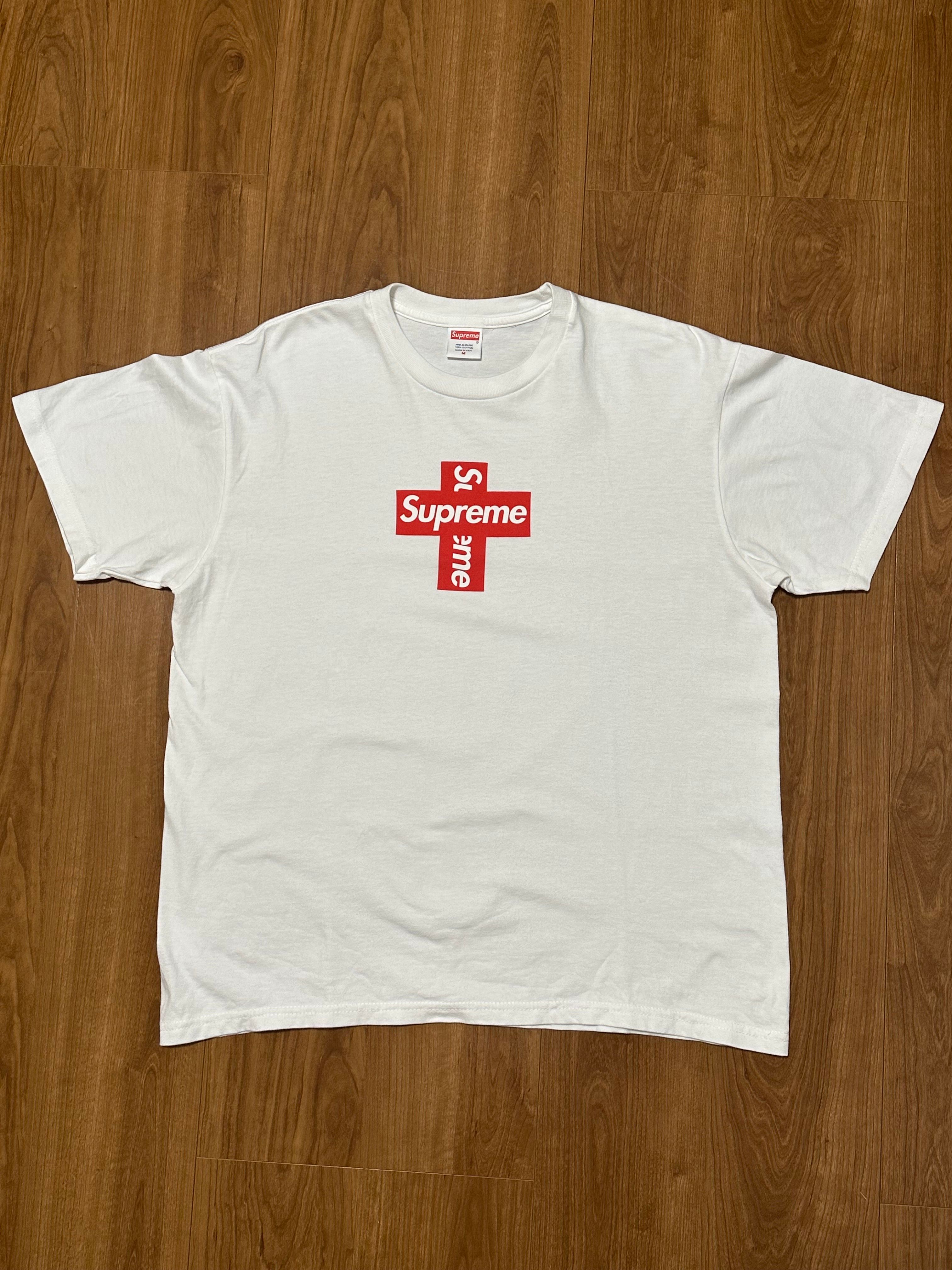 Supreme Cross Box Logo Tee "White"