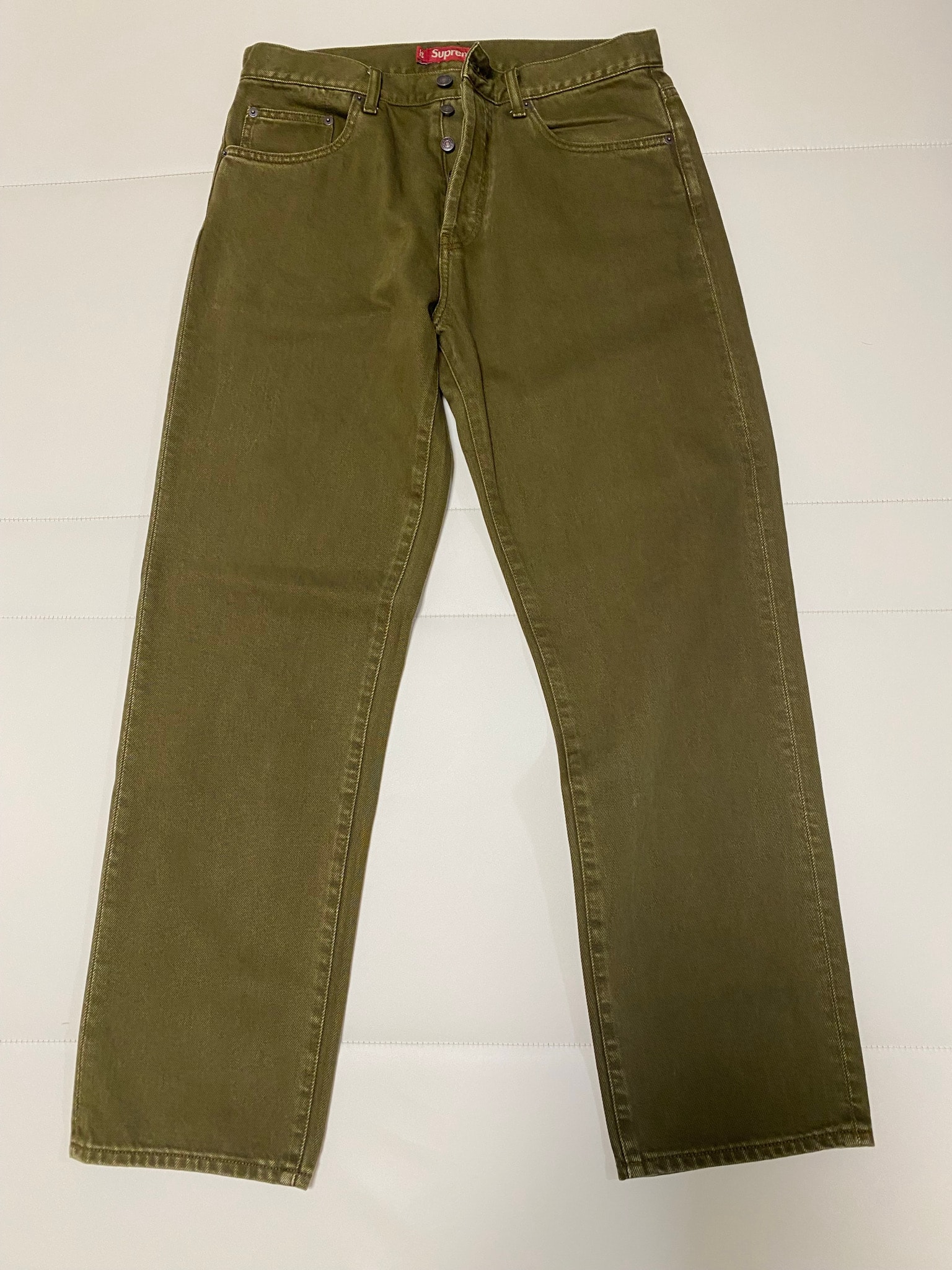 Supreme Regular Jean (26SS) "Olive"
