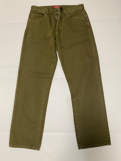 Supreme Regular Jean (26SS) "Olive"