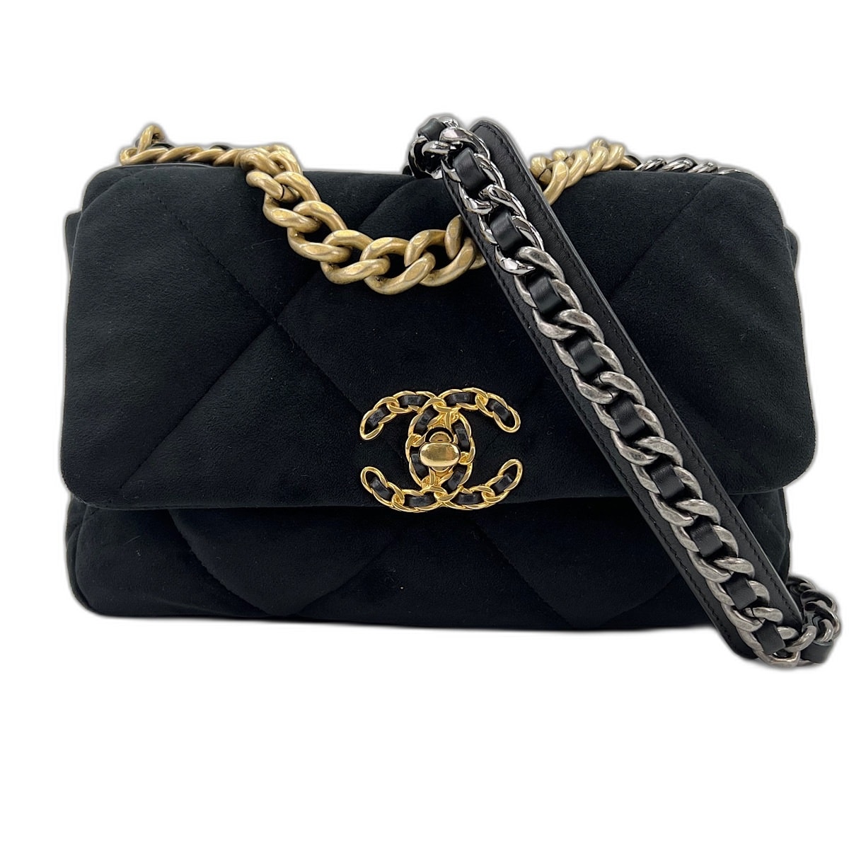 シャネル CHANEL マトラッセ ショルダーバッグ ベルベット【中古】