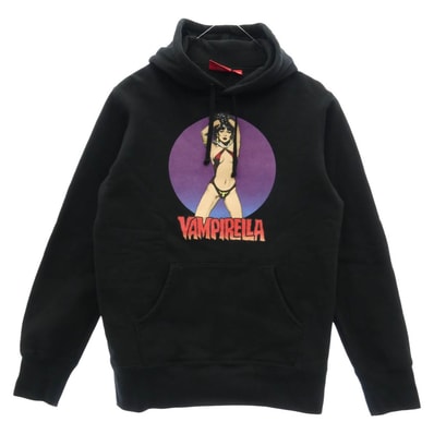 Supreme シュプリーム 17SS Vampirella Hooded Sweatshirt ヴァンパイア プルオーバーパーカー パーカー ブラック系 M【中古】