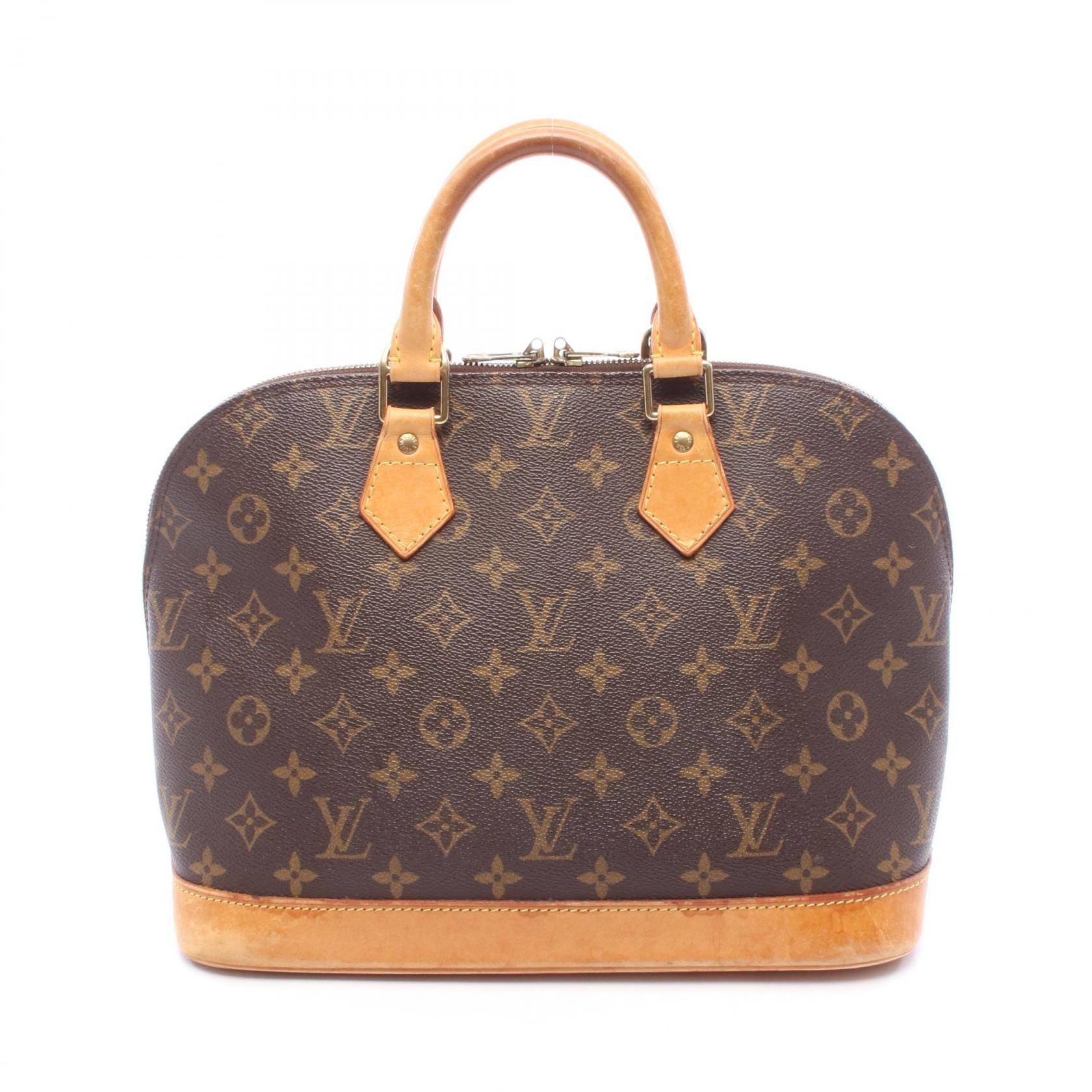 ルイ・ヴィトン LOUIS VUITTON アルマPM ハンドバッグ バッグ PVCコーティングキャンバス レザー モノグラム レディース ブラウン系 M51130 【中古】