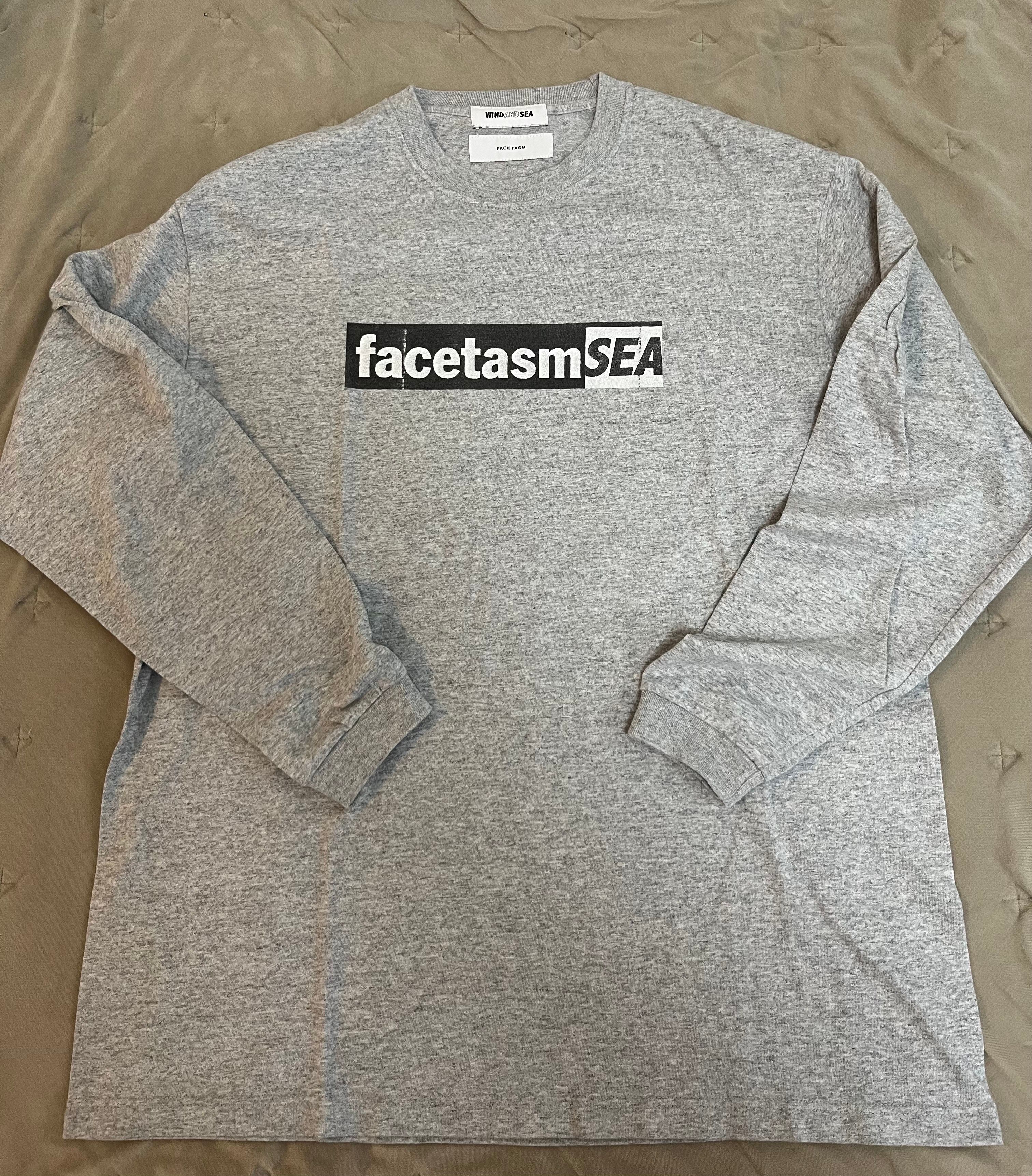 WIND AND SEA x FACETASM L/S Tee "Gray"