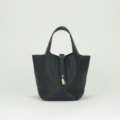 エルメス HERMES ピコタンロックPM タッチ ピコタンロック PM ピコタンPM ピコタンロック18 バッグ トートバッグ トリヨンクレマンス ノワール Noir ブラック Black 黒 ゴールド金具 ハンドバッグ