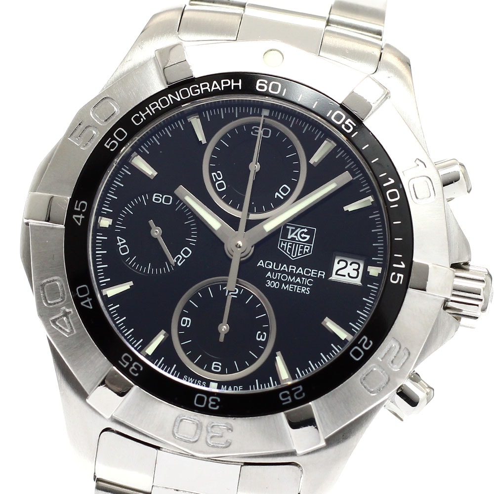 タグホイヤー アクアレーサー クロノグラフ CAF2110 メンズ 【中古】