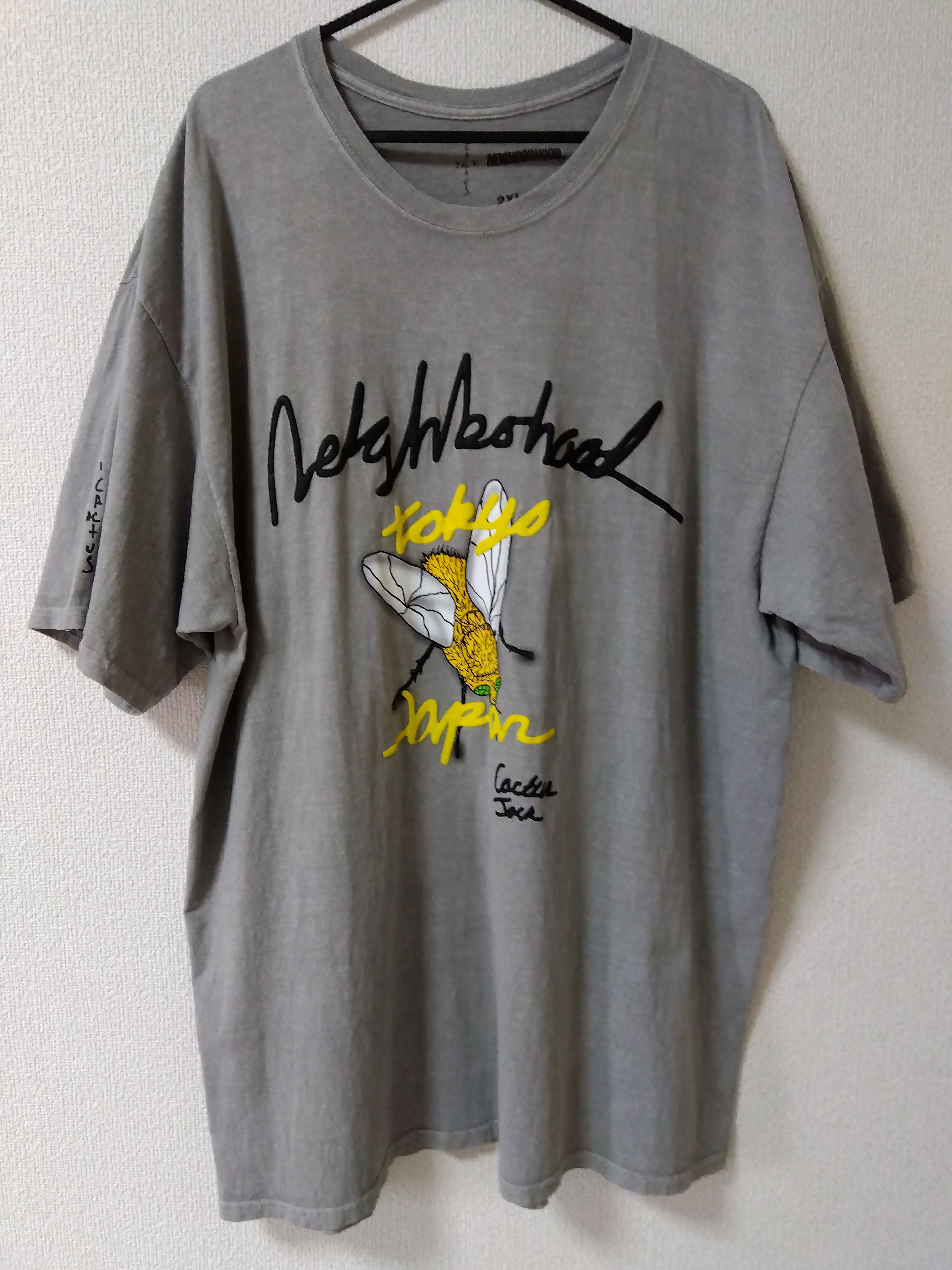 NEIGHBORHOOD Travis Scott Cactus Jack Carousel T-shirt "Grey"