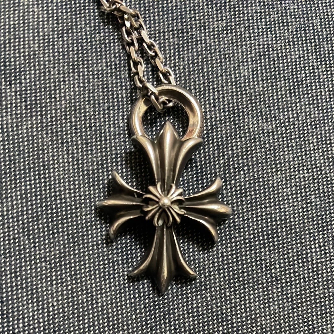 Chrome Hearts Double CH Plus Pendant "Silver"