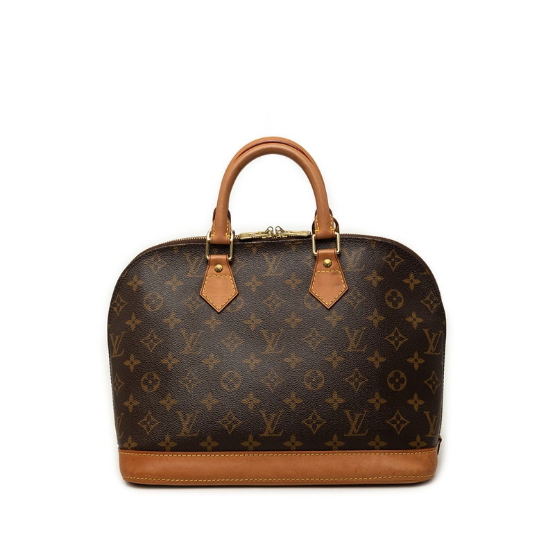 ルイ ヴィトン モノグラム アルマPM ハンドバッグ M51130 ブラウン PVC レザー レディース LOUIS VUITTON 【中古】