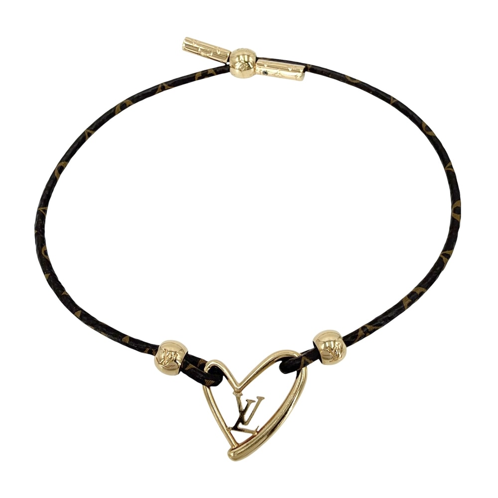 LOUIS VUITTON ルイヴィトン ブレスレット ブラスレ フォールインラブ モノグラム アクセサリー    M8024 メンズ 約5.5g【中古品】