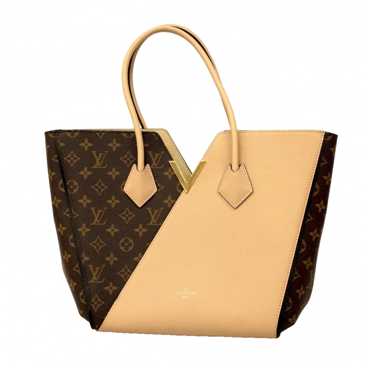 【6de5791-k】ルイヴィトン トートバッグ モノグラム キモノ M40508 ブラウン【中古】レディース