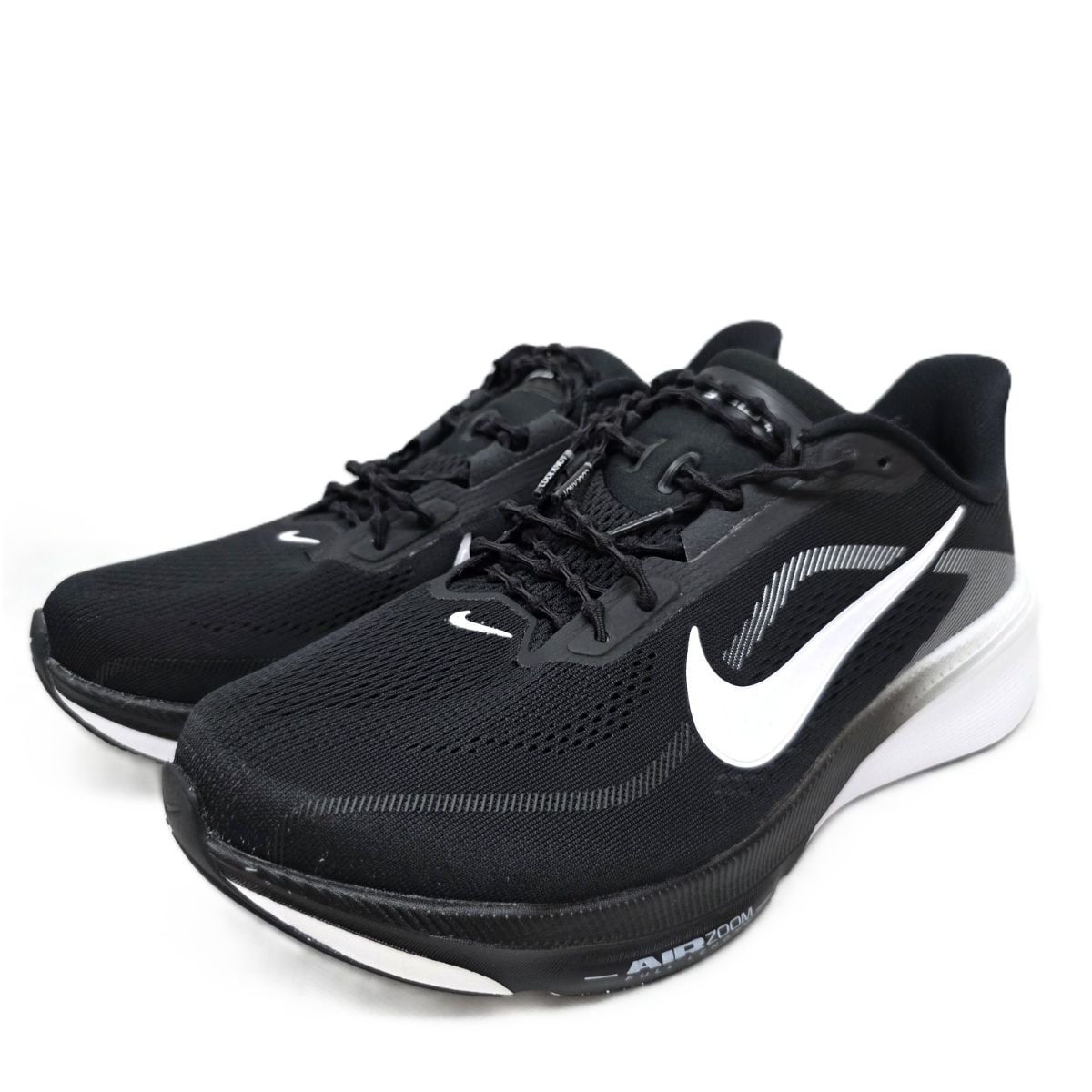 NIKE ナイキ  エア ズーム ペガサス 42 ランニングシューズ  ワイド 27cm スニーカー IR1228-001 ブラック ホワイト  メンズ【中古】