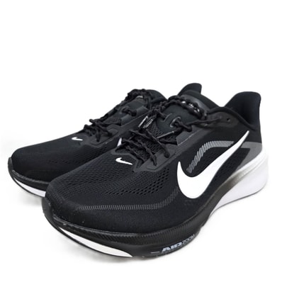 NIKE ナイキ エア ズーム ペガサス 42 ランニングシューズ ワイド 27cm スニーカー IR1228-001 ブラック ホワイト メンズ【中古】