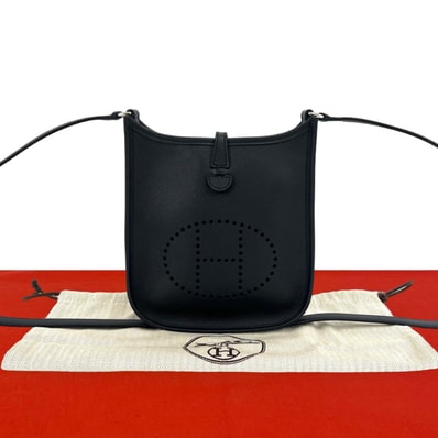 HERMES エルメス エヴリン TPM ヴォーエプソン ショルダーバッグ ブラック
34250