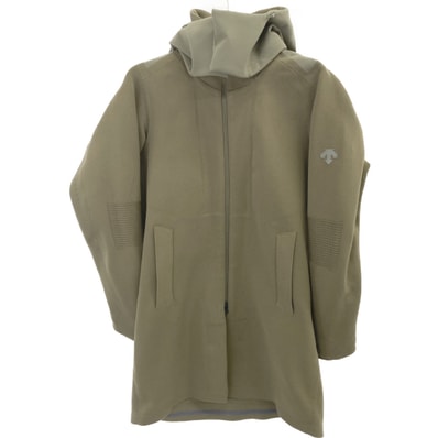 デサント DJMQGK01 カーキ フュージョンニット ロングジャケット