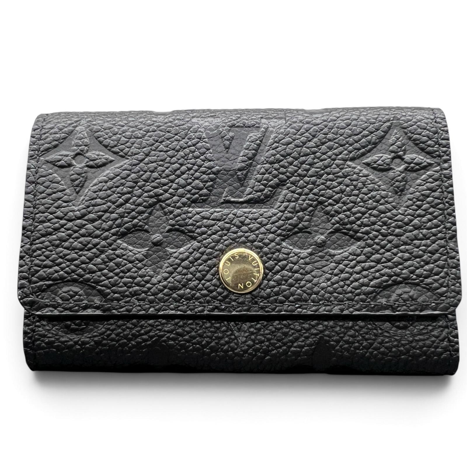 LOUIS VUITTON 展示品級美品 ルイヴィトン キーケース ミュルティクレ6 モノグラムアンプラント M64421 レザー RFID確認済 ブラック 6連フック LV ヴィトン SAランク 中古 鑑定済 ヴィトンキーケース