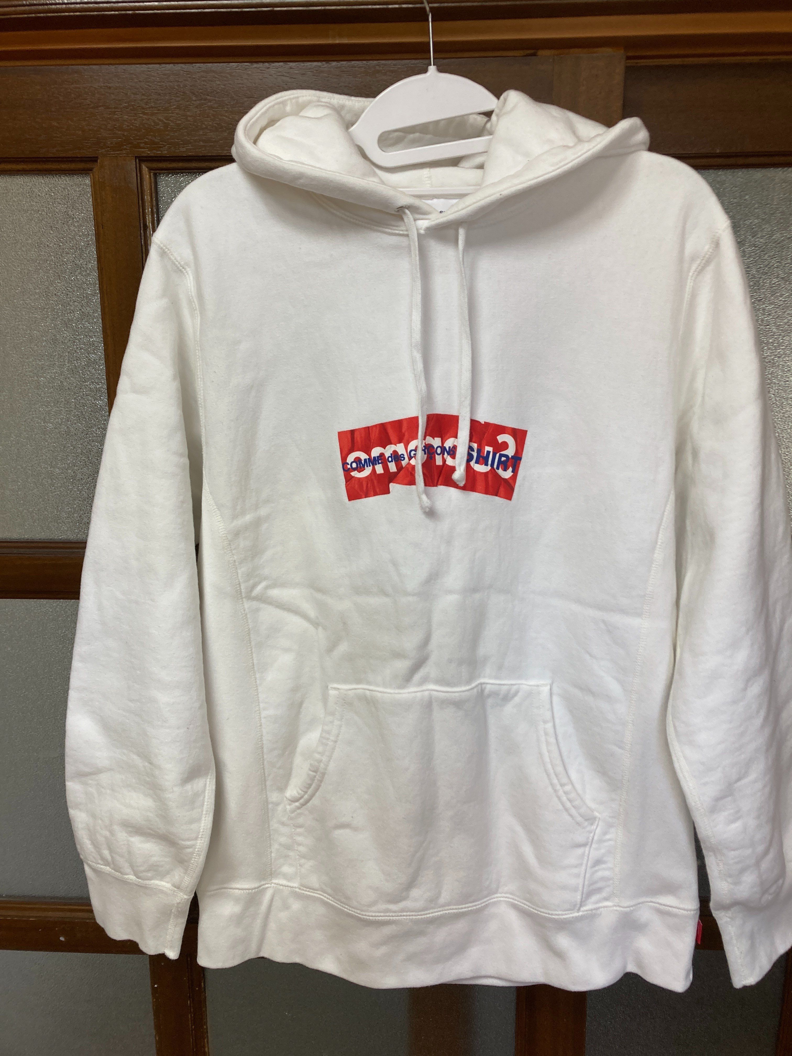 Supreme Comme Des Garcons SHIRT Box Logo Hooded Sweatshirt "White"
