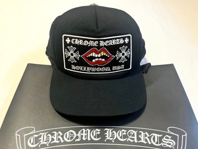 Chrome Hearts Tracker Cap Chomper "Black"