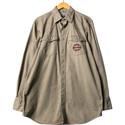 古着 カーハート Carhartt RELAXED FIT 長袖 ワークシャツ ウエスタンシャツ メンズL相当/eaa586167